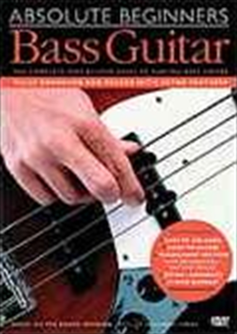 Buy Absolute Beginners Bass Guitar DVD Online Sanity