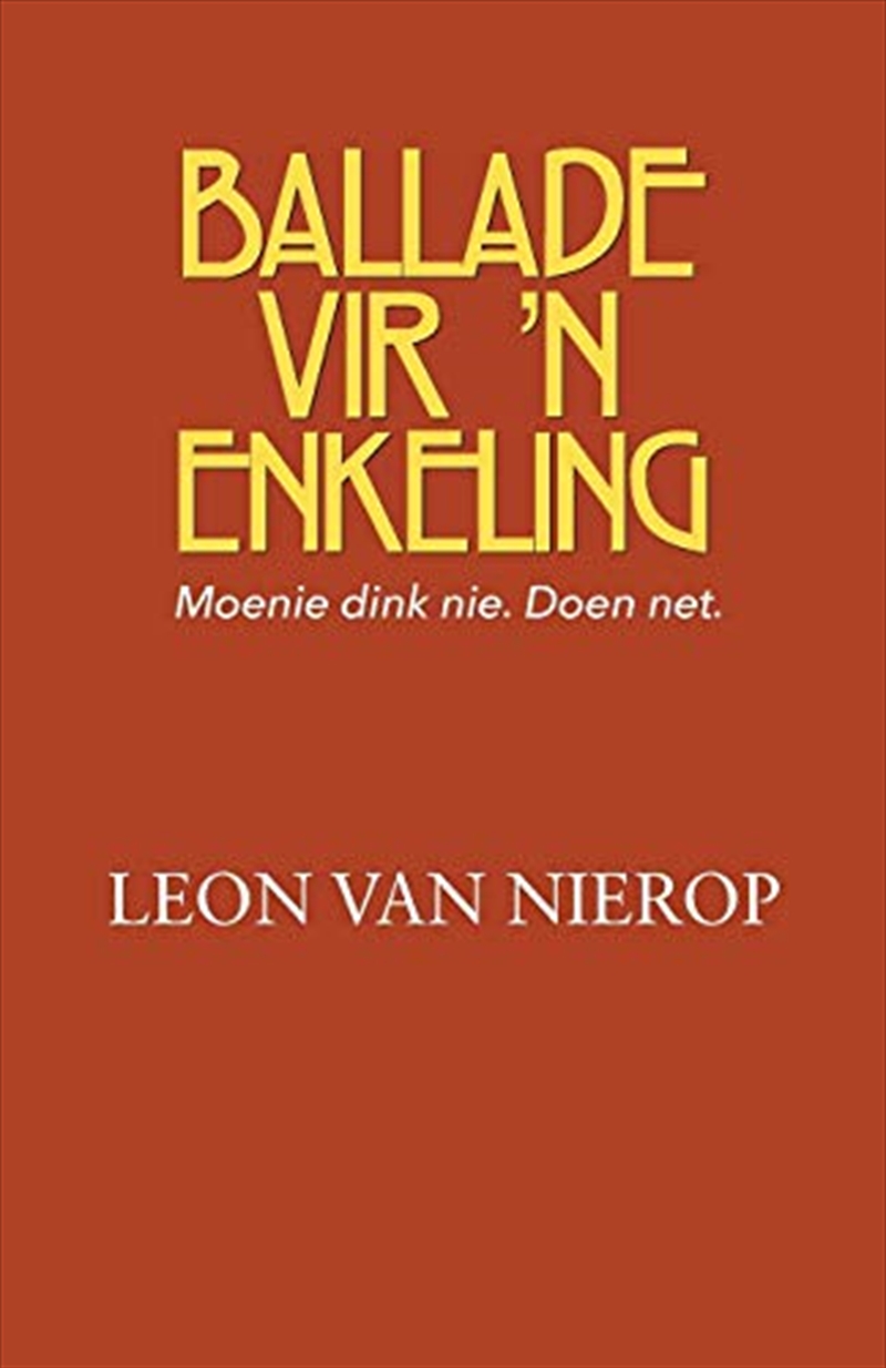 Ballade Vir 'N Enkeling/Product Detail/General Fiction Books