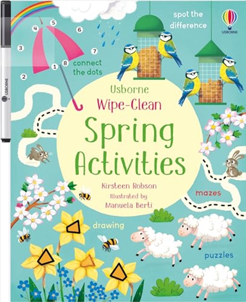 Wipe Clean Spring Activities/Product Detail/Kids Activity Books