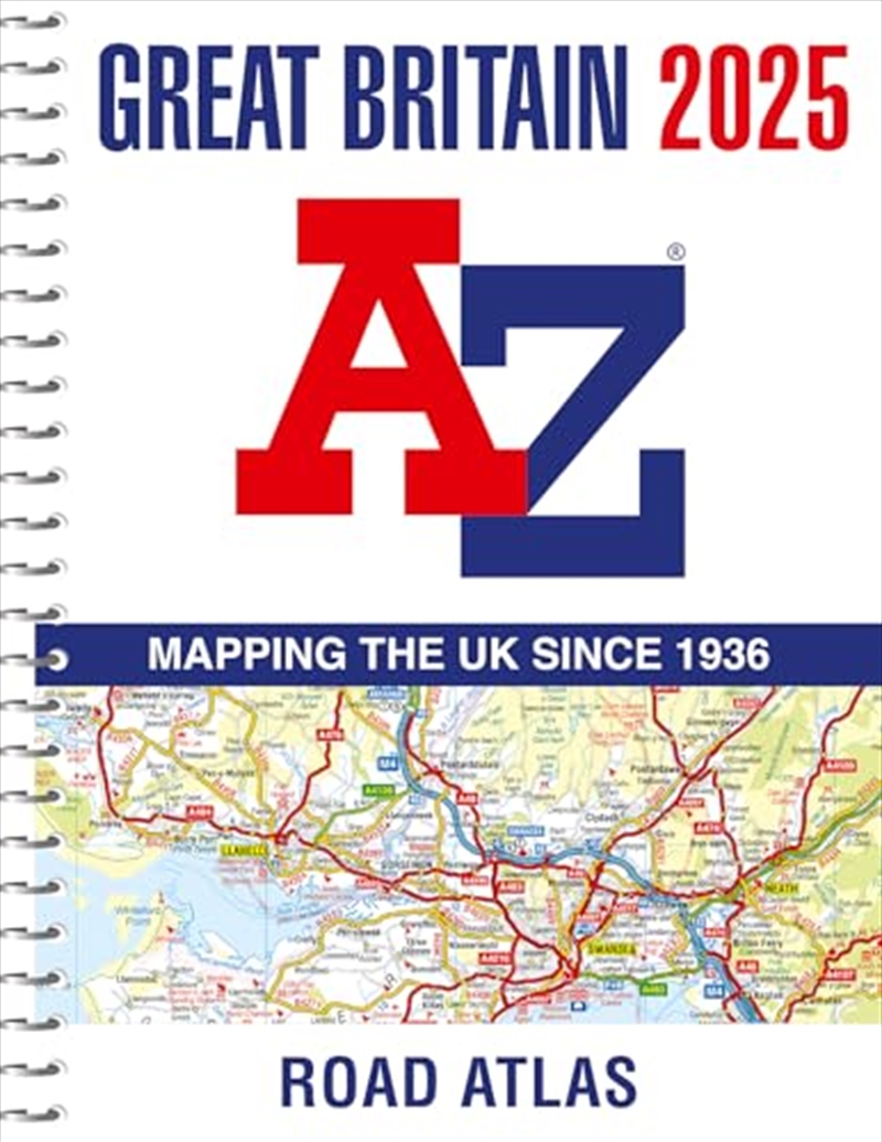 Great Britain A-Z Road Atlas 2025/Product Detail/Travel & Holidays