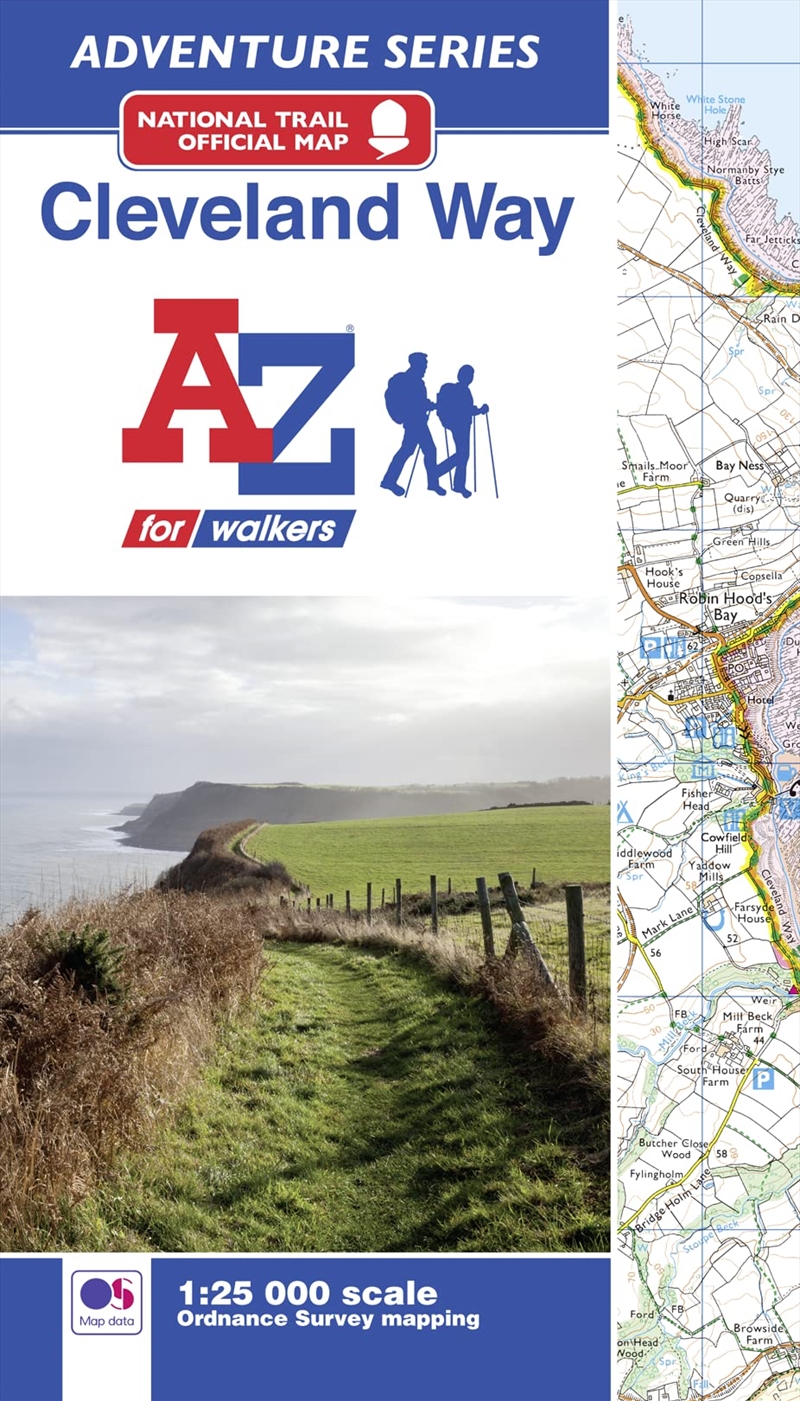A-Z Adventure Series - Cleveland Way National Trail Official Map/Product Detail/Travel & Holidays
