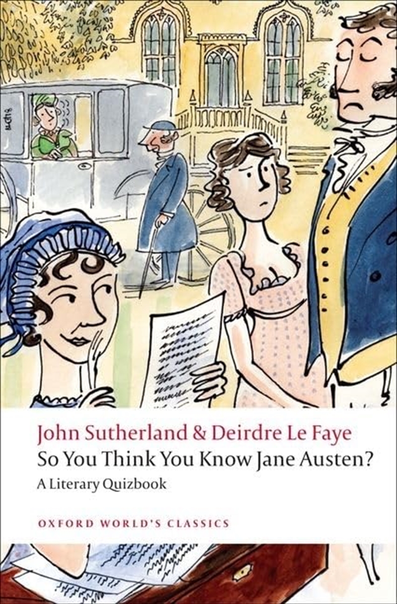 So You Think You Know Jane Austen/Product Detail/General Fiction Books