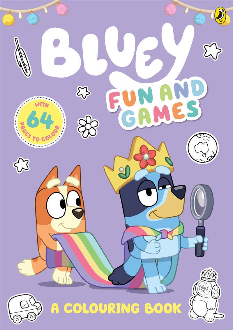 Bluey - Fun and Games - A Colouring Book/Product Detail/Kids Activity Books
