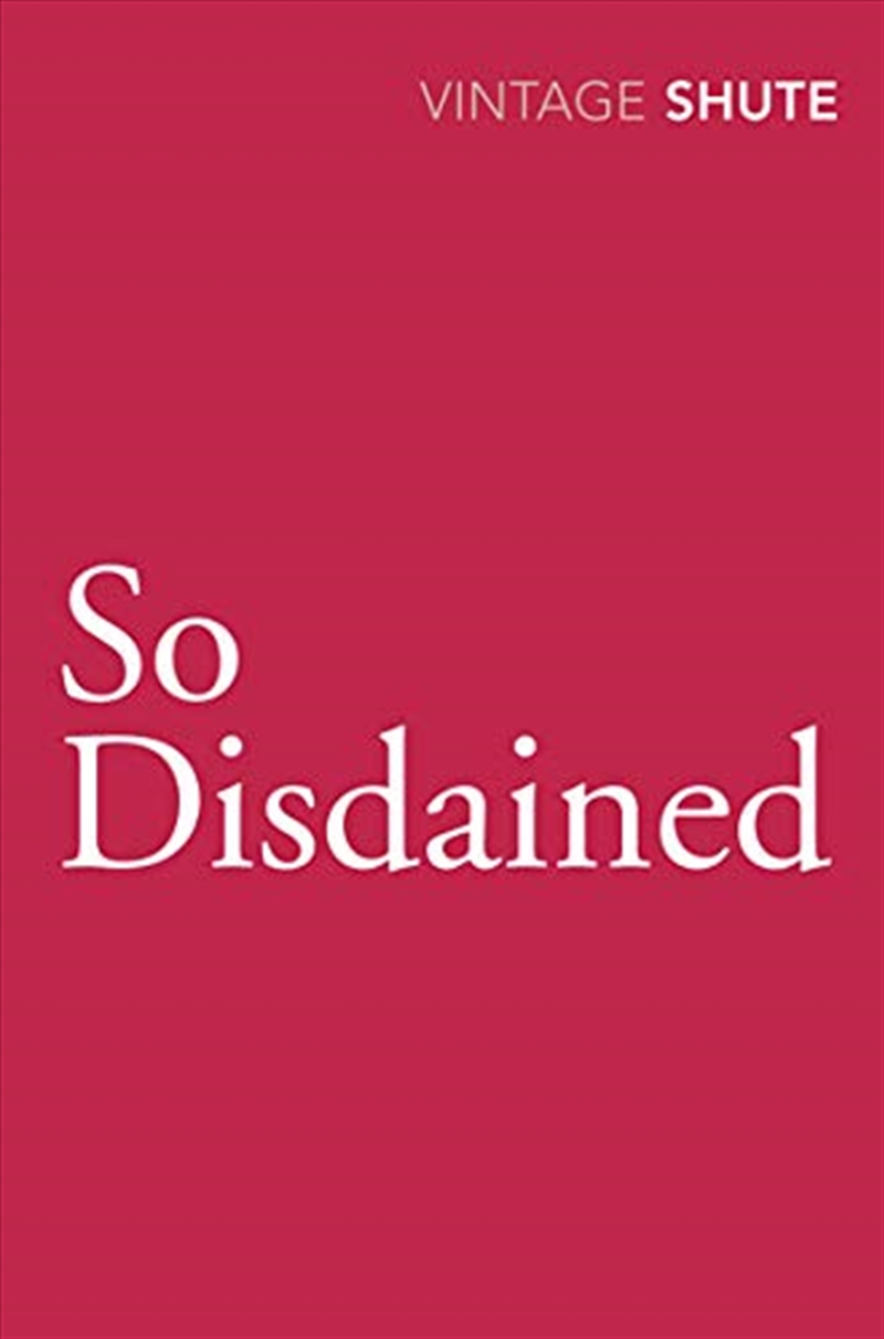 So Disdained/Product Detail/General Fiction Books