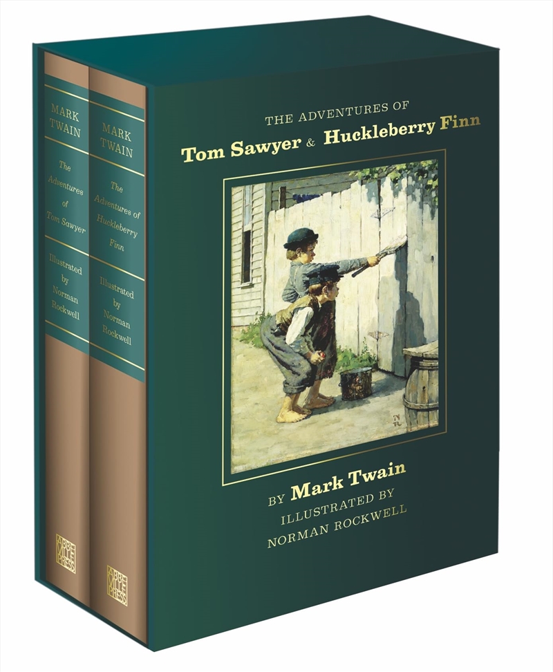 The Adventures Of Tom Sawyer And Huckleberry Finn: Norman Rockwell Collector'S Edition (Abbeville Il/Product Detail/General Fiction Books