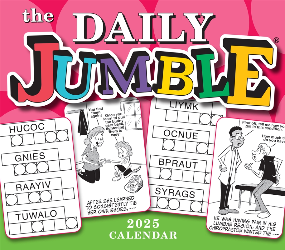 Buy Daily JUMBLE 2025 Boxed Calendar Online Sanity