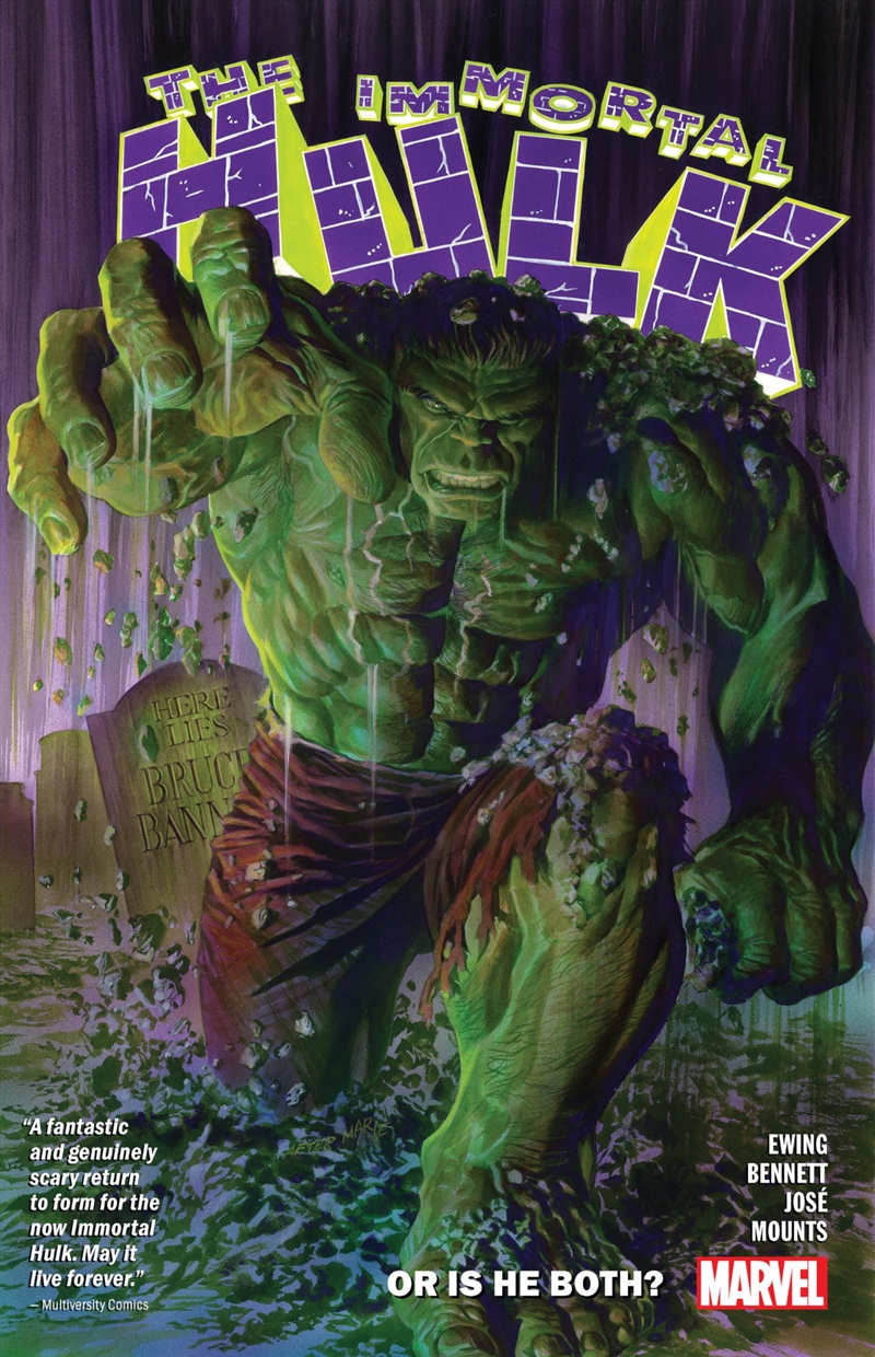 Immortal Hulk Vol. 1: Or Is He Both?/Product Detail/Graphic Novels