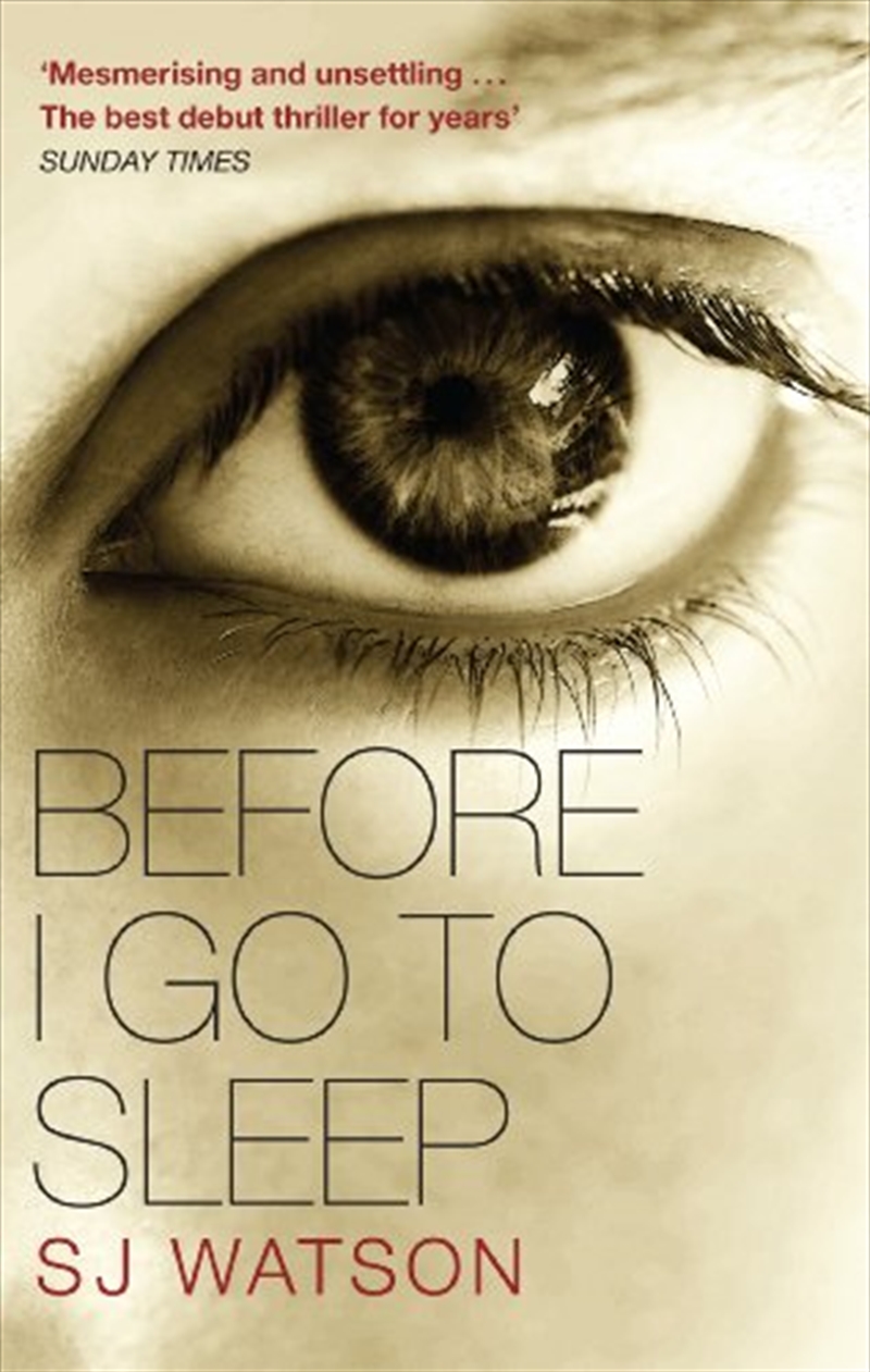 Before I Go To Sleep/Product Detail/General Fiction Books
