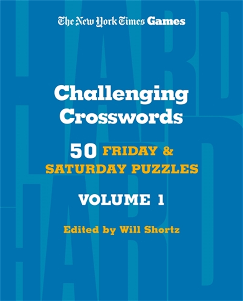 New York Times Games Challenging Crosswords Volume 1/Product Detail/Adults Activity Books