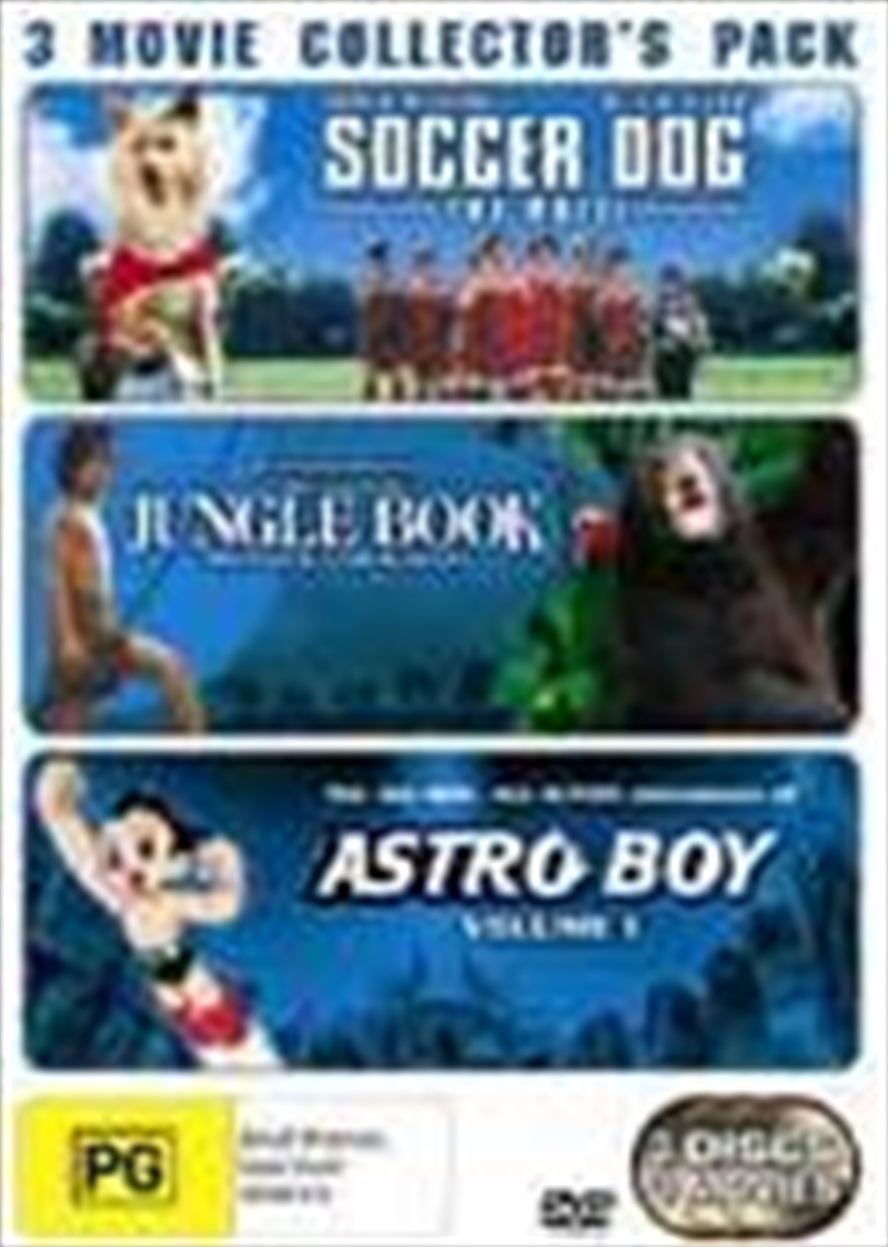 Soccer Dog - The Movie  / Jungle Book, The - Mowgli's Story  / Astro Boy - Season 01 Vol 01 (DVD)/Product Detail/Animated