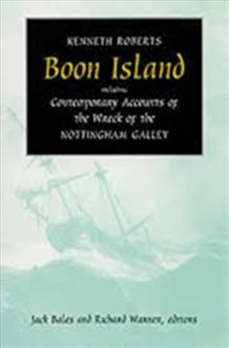Boon Island Including Contemporary Accounts/Product Detail/General Fiction Books