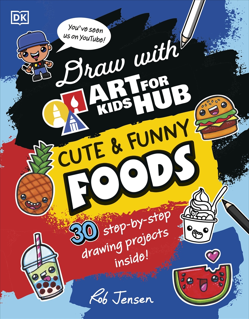 Draw with Art for Kids Hub Cute and Funny Foods/Product Detail/Children