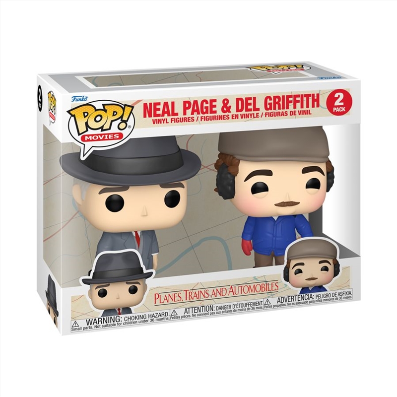 Planes, Trains and Automobiles - Neal Page & Del Griffith Pop! Vinyl 2-Pack/Product Detail/Movies