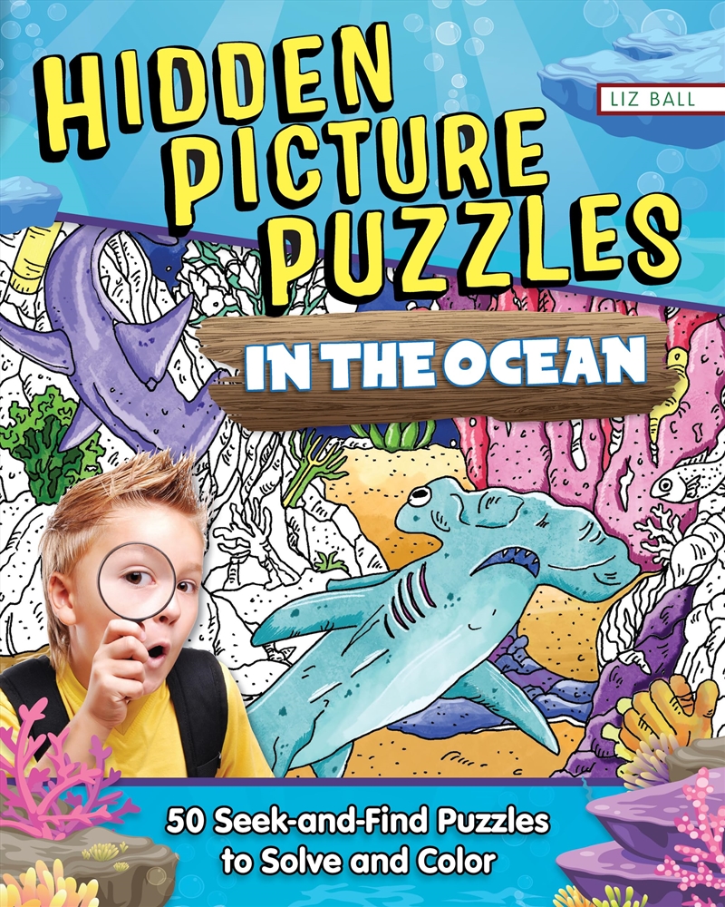 Hidden Picture Puzzles In The Ocean: 50 Seek-And-Find Puzzles To Solve And Color (Happy Fox Books) 2/Product Detail/Kids Activity Books