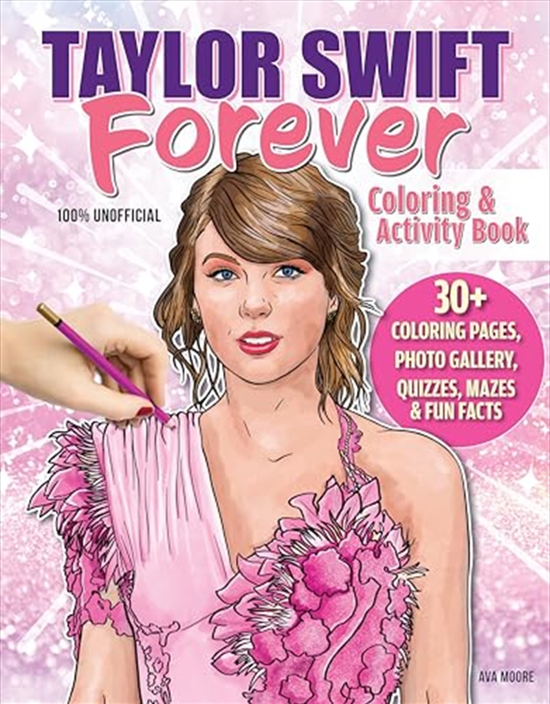 Taylor Swift Forever Coloring & Activity Book (Design Originals) For Swifties of All Ages/Product Detail/Kids Colouring