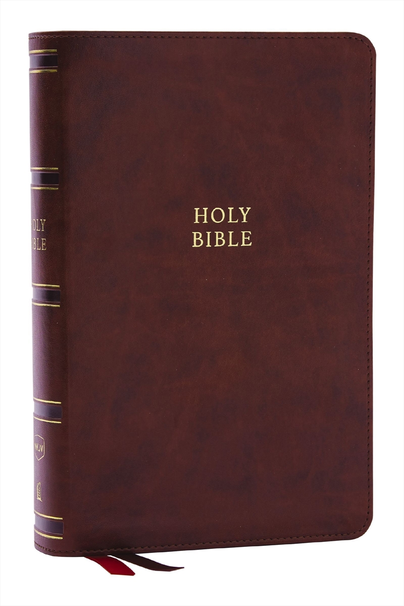 NKJV, Single-Column Reference Bible, Verse-by-verse, Red Letter, Comfort Print  [BROWN]/Product Detail/Religion & Beliefs