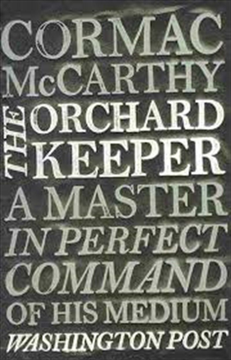 Orchard Keeper/Product Detail/General Fiction Books