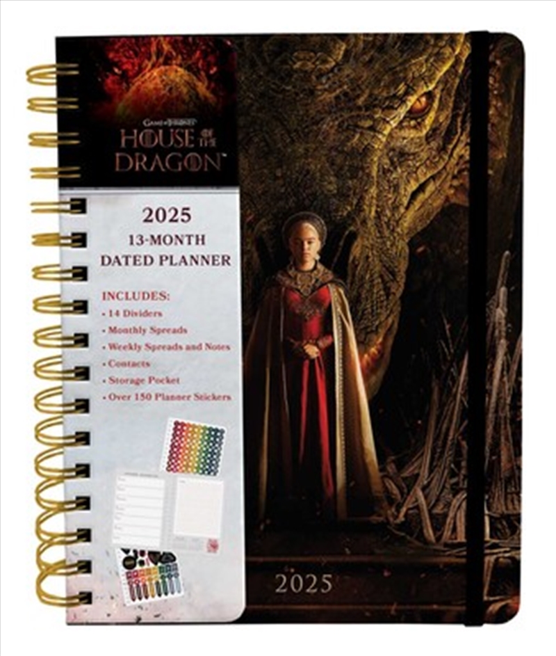 2025 House of the Dragon 13-Month Weekly Planner/Product Detail/Calendars & Diaries