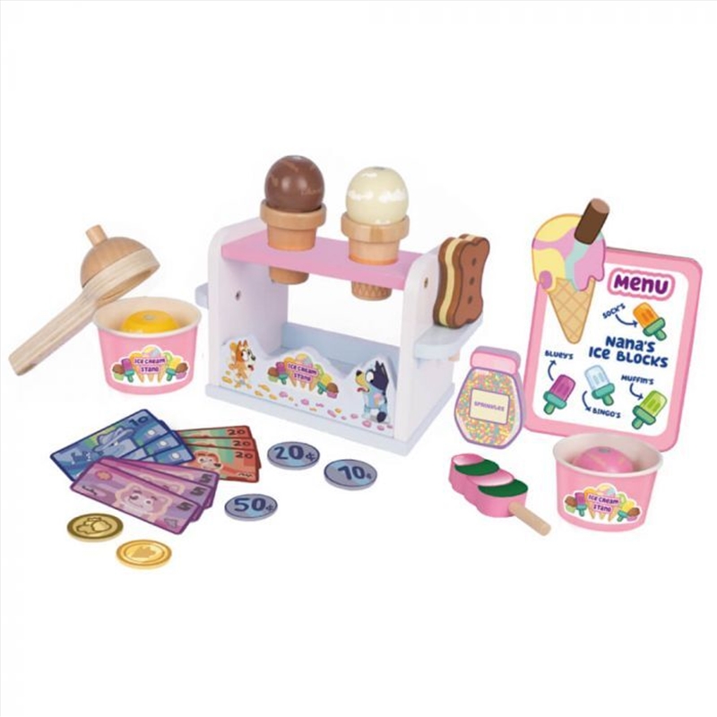 Bluey Wooden Ice Cream Stand/Product Detail/Toys