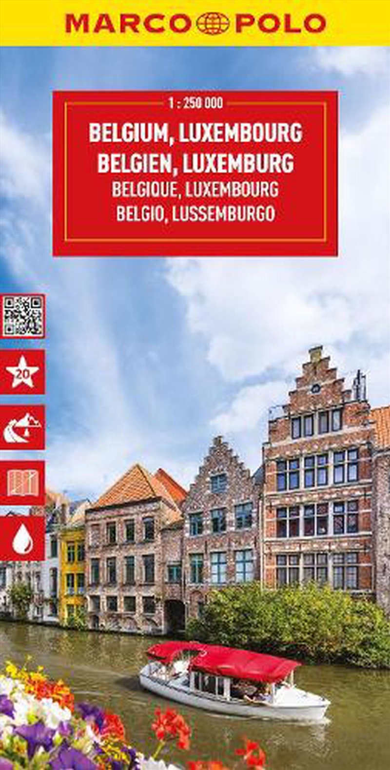 Belgium and Luxembourg Marco Polo Map/Product Detail/Travel & Holidays