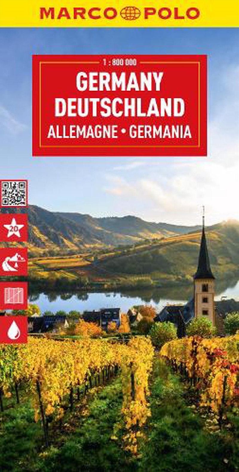 Germany Marco Polo Map (New Format)/Product Detail/Travel & Holidays