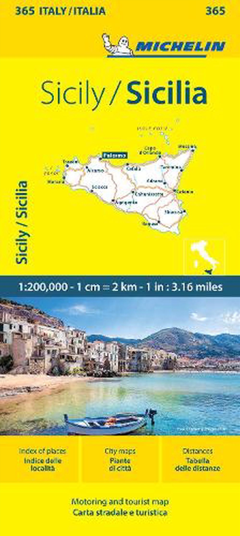 Sicily - Michelin Local Map 365/Product Detail/Travel & Holidays