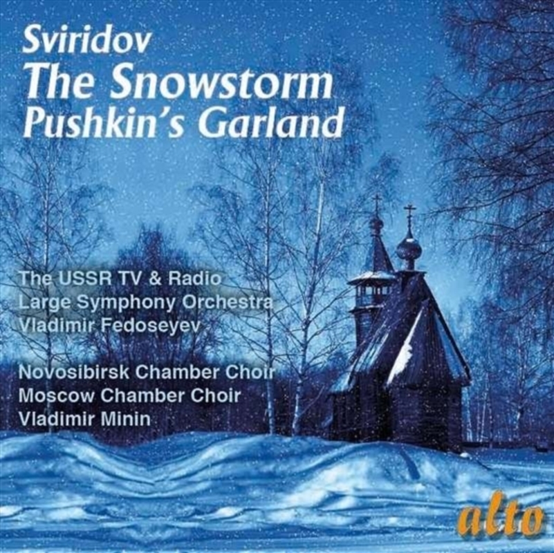 Sviridov: The Snowstorm - Pushkin's Garland/Product Detail/Classical