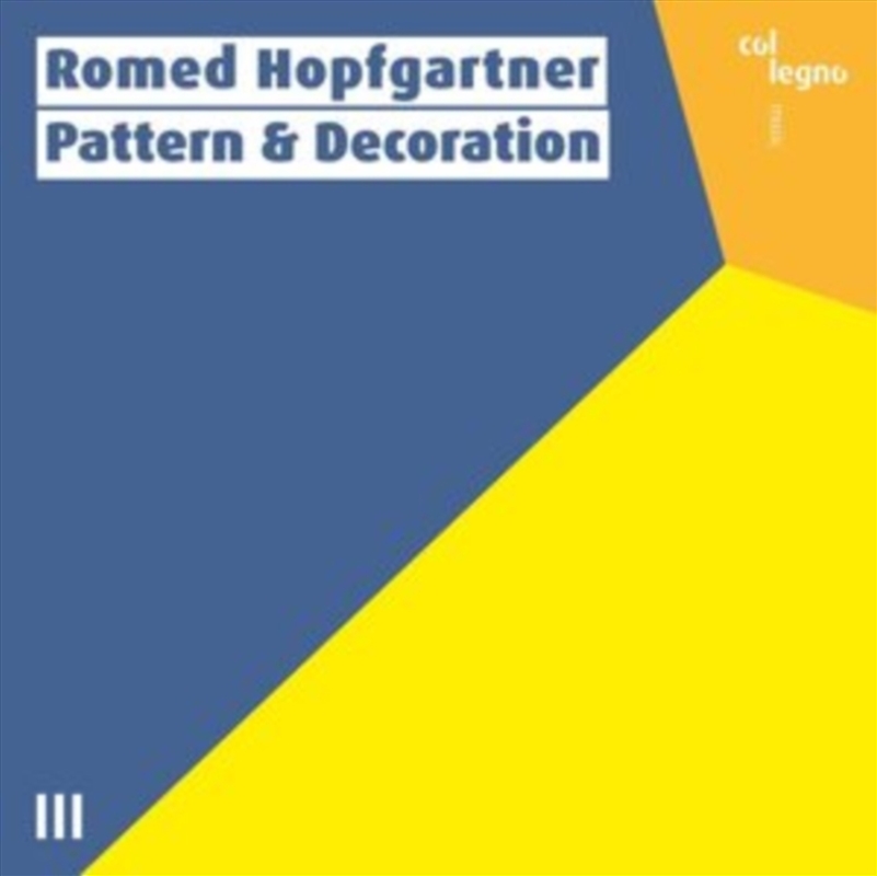 Romed Hopfgartner: Pattern & Decoration/Product Detail/Classical