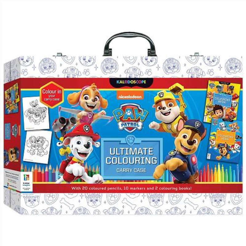 Buy Kaleidoscope Paw Patrol Ultimate Colouring Carry Case Online | Sanity