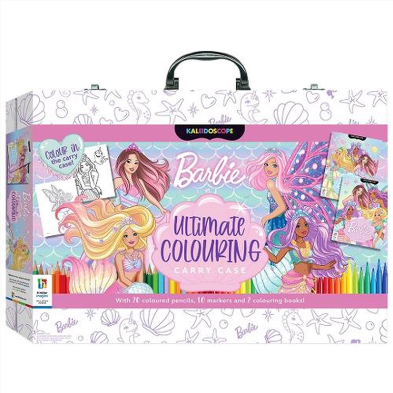 Buy Kaleidoscope Barbie Ultimate Colouring Carry Case Online | Sanity
