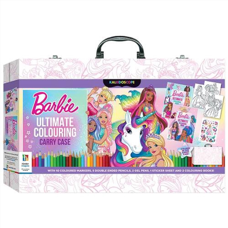 Buy Kaleidoscope Barbie Ultimate Colouring Carry Case Online | Sanity