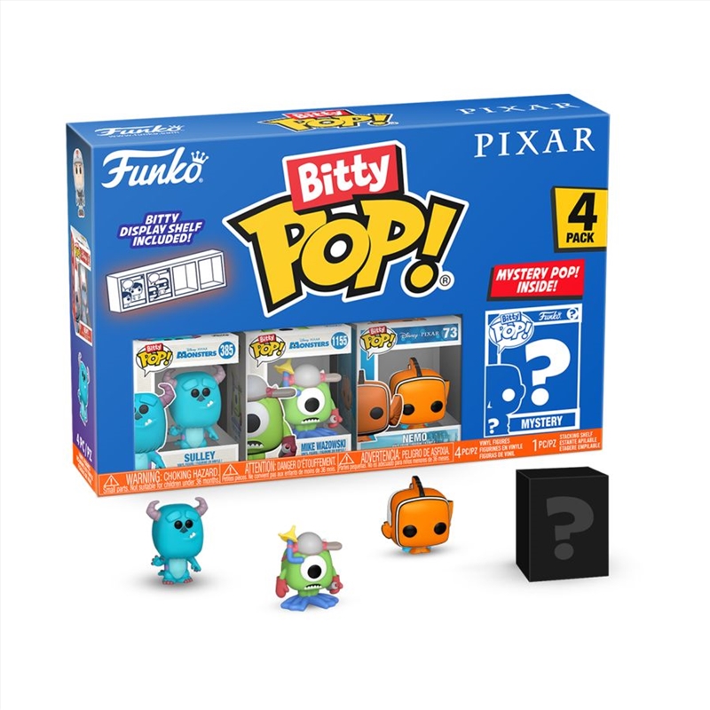 Pixar - Monsters Inc. Bitty Pop! 4-Pack/Product Detail/Funko Collections