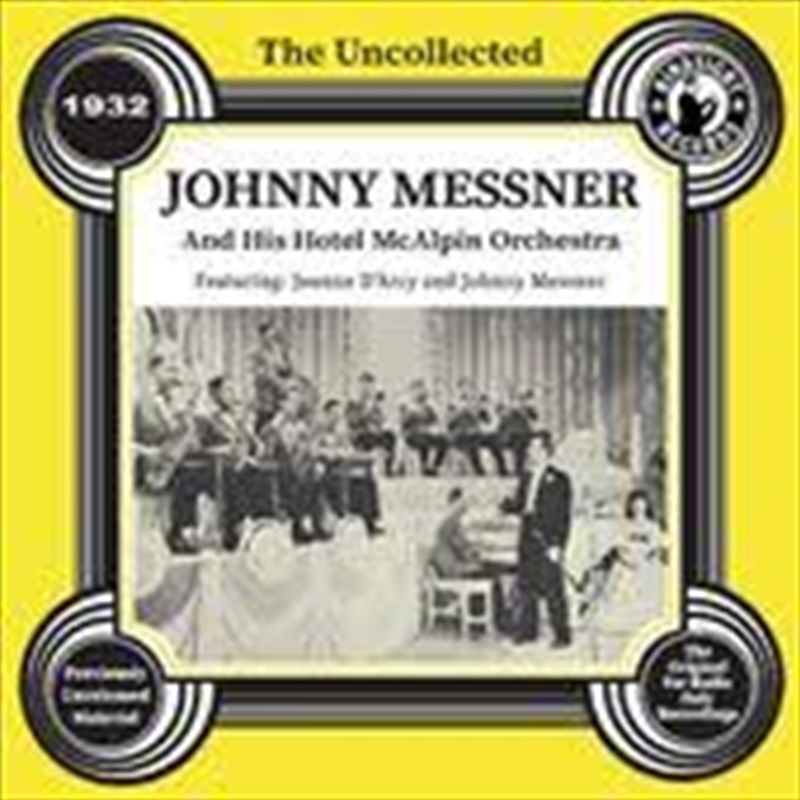 Uncollected: Johnny Messner &/Product Detail/Jazz