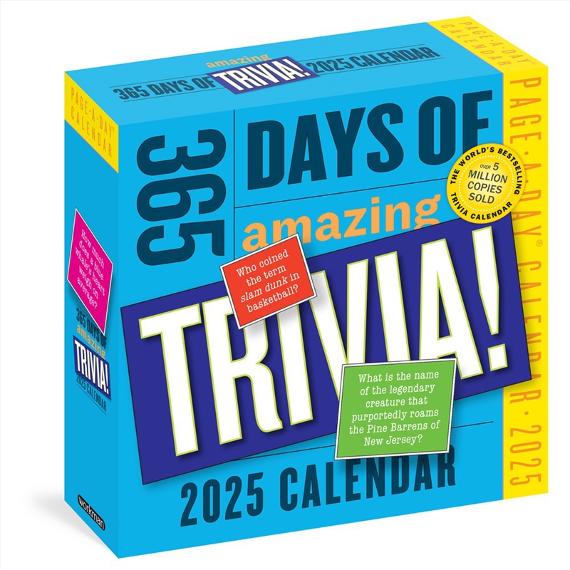 365 Days of Amazing Trivia Page-A-Day  Calendar 2025/Product Detail/Calendars & Diaries