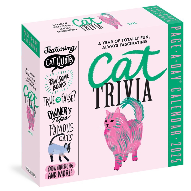 Cat Trivia Page-A-Day  Calendar 2025/Product Detail/Calendars & Diaries