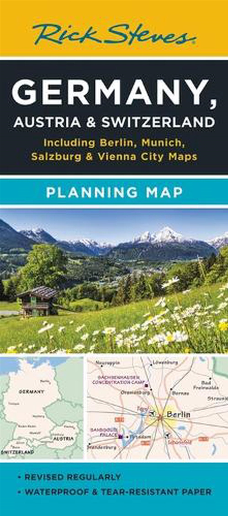 Rick Steves Germany, Austria & Switzerland Planning Map/Product Detail/Travel & Holidays