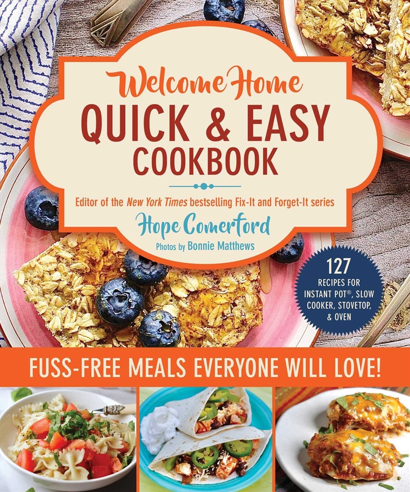 Welcome Home Quick & Easy Cookbook/Product Detail/Recipes, Food & Drink