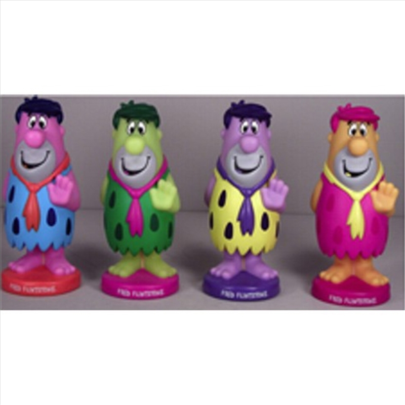 Fred Flintstone 4 Pack Wacky Wobbler/Product Detail/Figurines