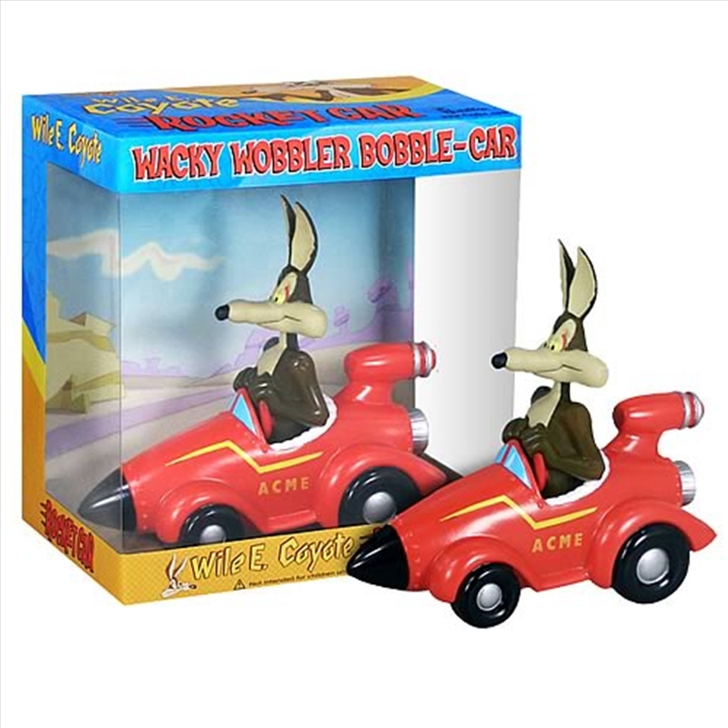 Looney Tunes - Wile E Coyote Rocketcar Bobble/Product Detail/Figurines