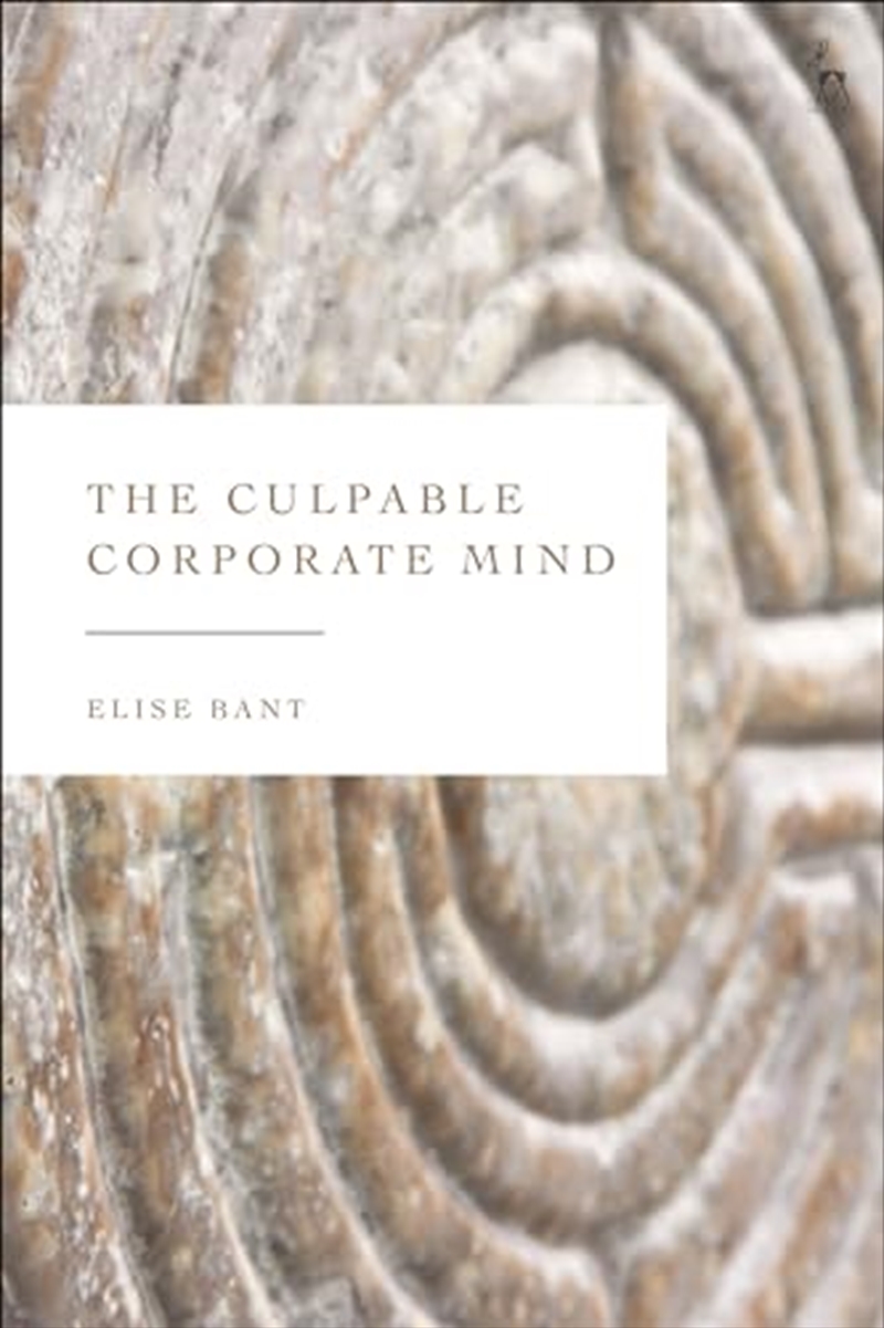 The Culpable Corporate Mind/Product Detail/Law