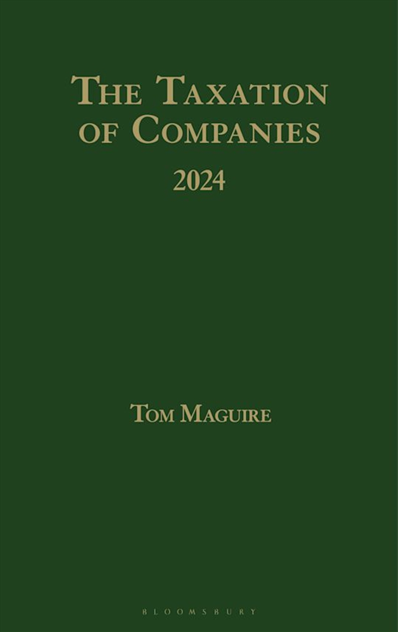The Taxation of Companies 2024/Product Detail/Law