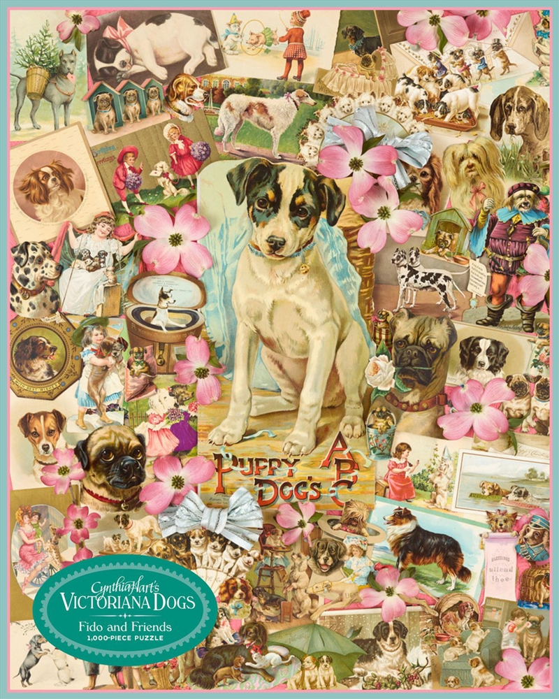 Cynthia Hart's Victoriana Dogs: Fido and Friends 1,000-Piece Puzzle/Product Detail/Adults Activity Books