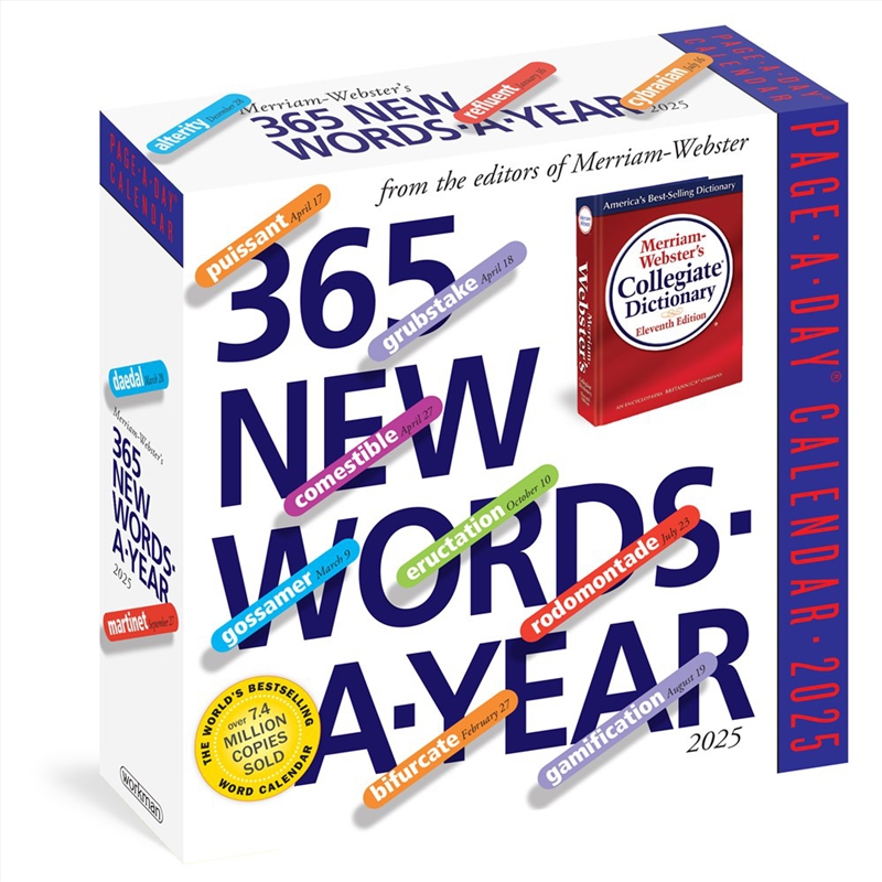365 New Words-A-Year Page-A-Day Calendar 2025/Product Detail/Adults Activity Books