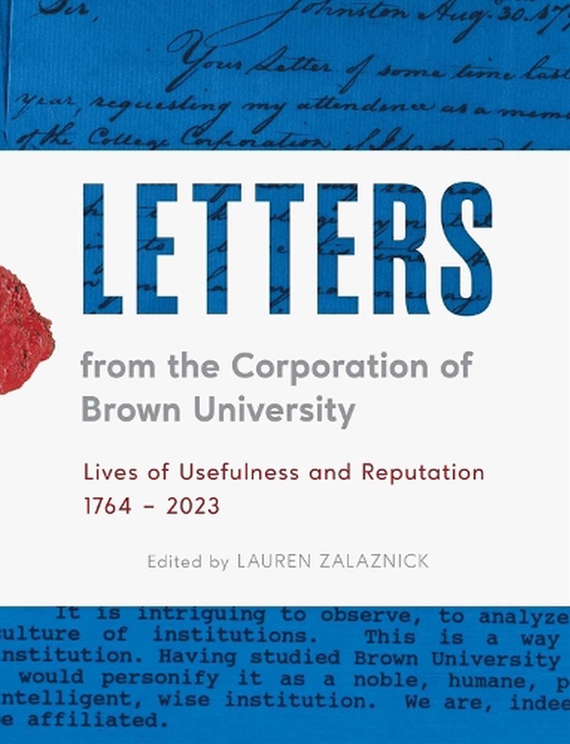 Letters from the Corporation of Brown University/Product Detail/Reading