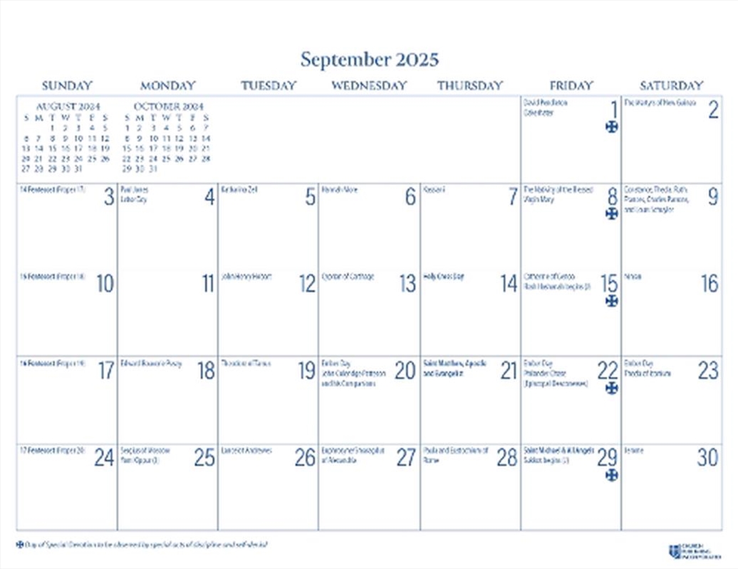 2025 Parish Wall Calendar/Product Detail/Religion & Beliefs