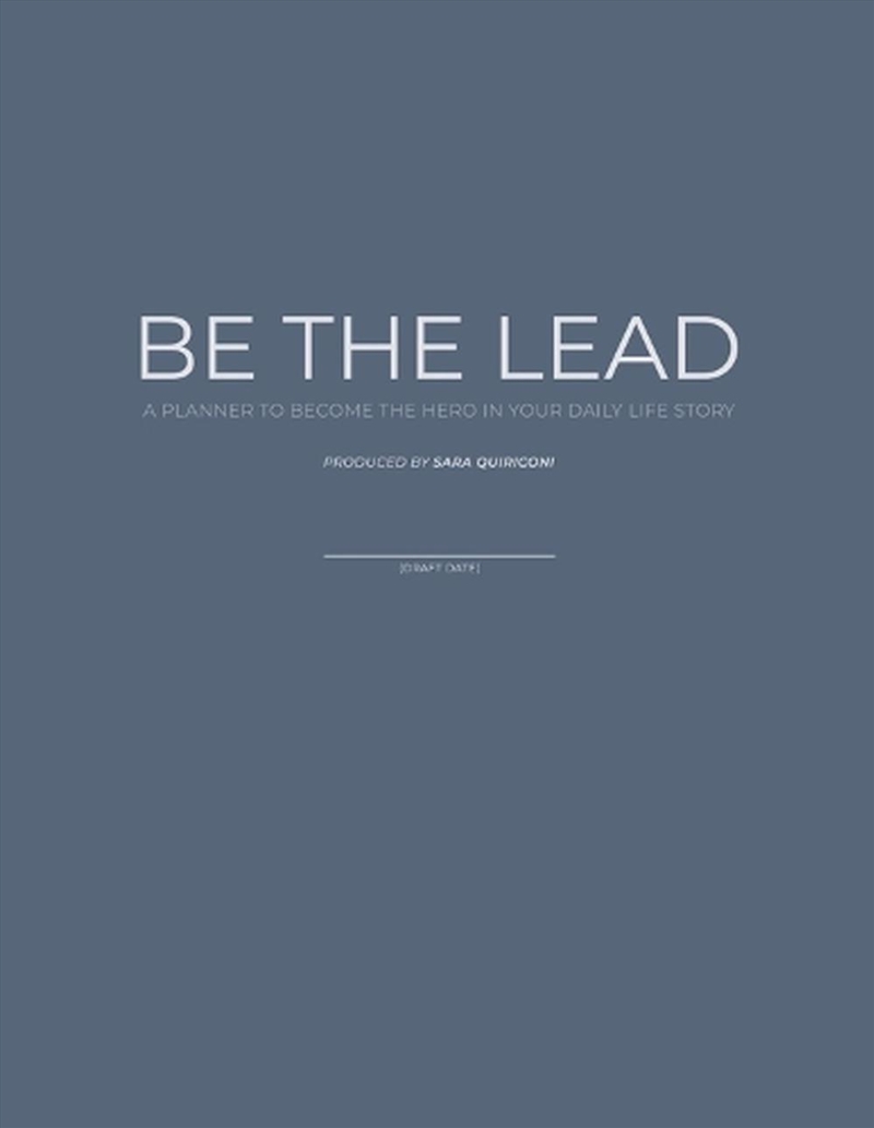 Be The Lead Planner/Product Detail/Self Help & Personal Development