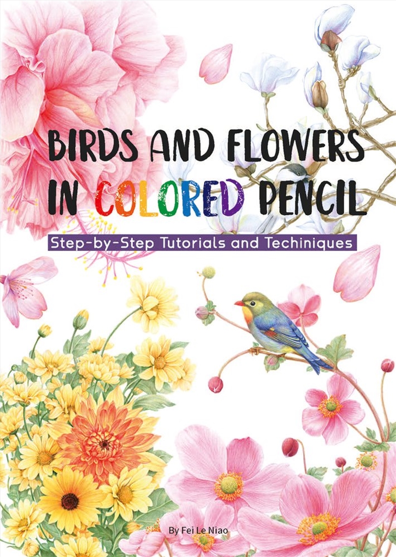Birds and Flowers in Colored Pencil/Product Detail/Art