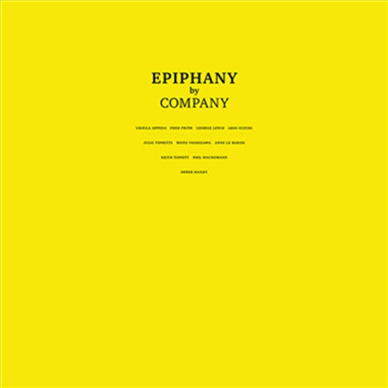 Epiphany/Product Detail/Soundtrack