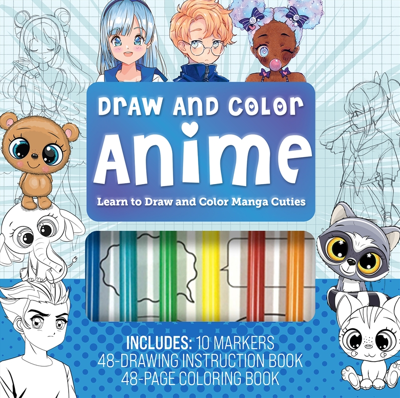 Draw & Color Anime Kit/Product Detail/Crafts & Handiwork