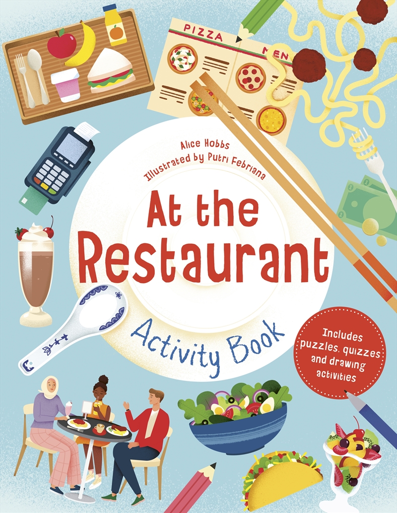 At the Restaurant Activity Book/Product Detail/Kids Activity Books
